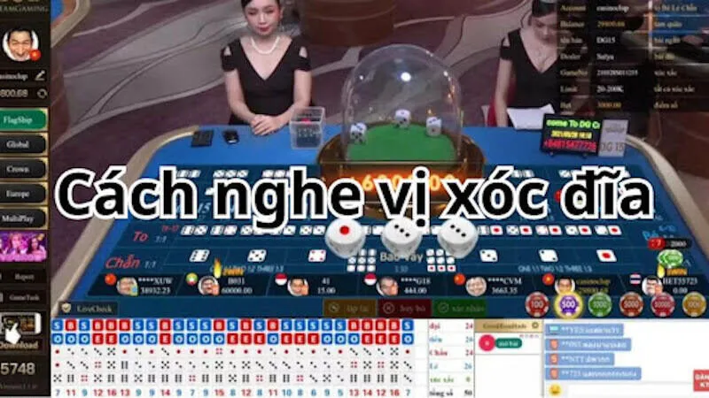 Cách nghe vị xóc đĩa online - Kỹ thuật của các cao thủ